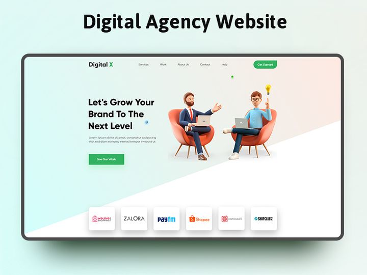 Digital Agency Website preview picture