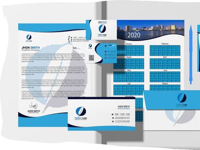 New Branding Stationery Design Mockup