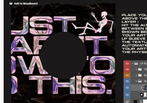LP Sleeve + Vinyl Mockup