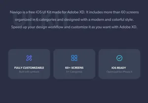 Navigo free iOS UI kit 