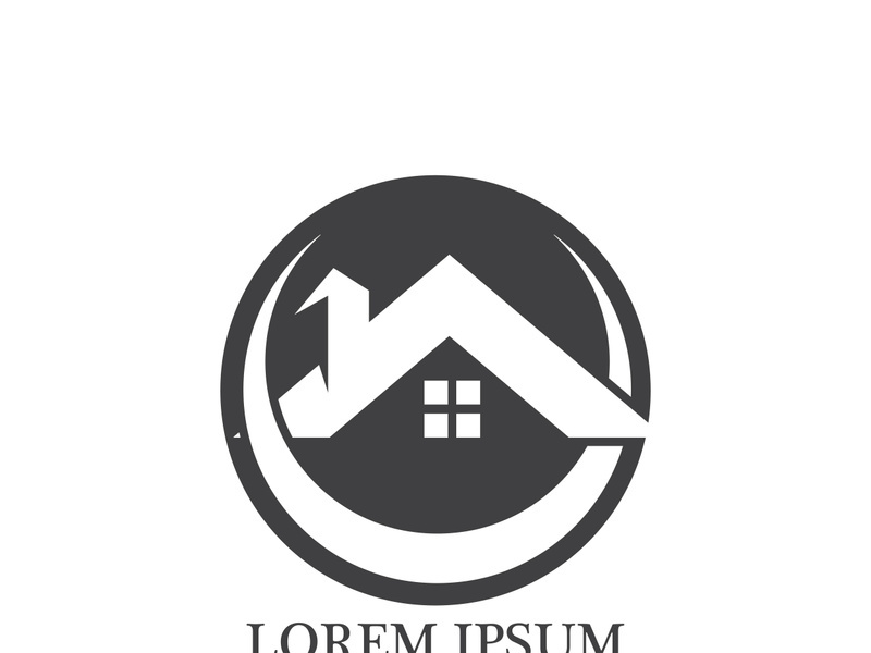 Real Estate home building , Property and Construction Logo design