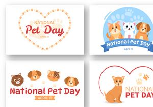 16 National Pet Day Illustration