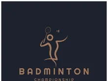 Modern Badminton logo design with Dynamic Shuttlecock and Racket, for championship, sport, sports shop, badminton school, business, company, tournament