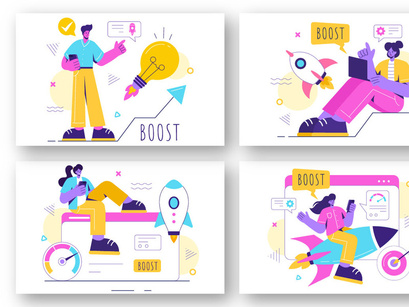 13 Business Boost Illustration