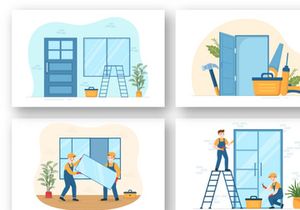 13 Window and Door Installation Service Illustration