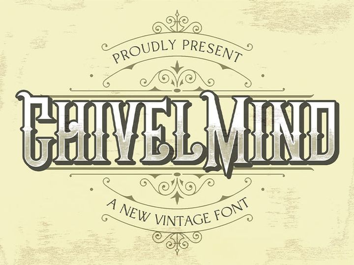 Chivel Mind - Vintage Font