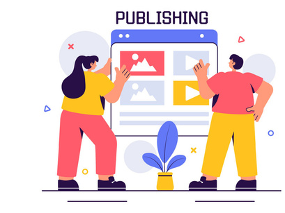 11 Digital Media Publishing Illustration