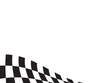 Race flag design illustration