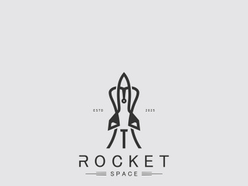Rocket Logo Design template collection Design Concept, Creative Symbol preview picture