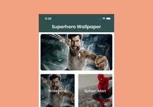 Superhero Wallpaper ReactNative Template