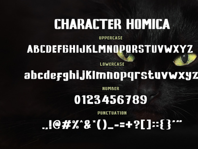 Homica - A Bold Display Font