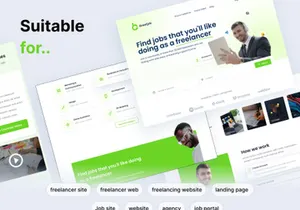Greatjob - Freelance Landing Page UI Kit