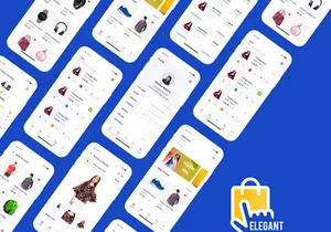 Elegant Shopper - Responsive Ecommerce Android Ui