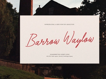 Barrow Waylow | Handwritten Script preview picture