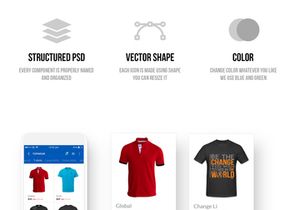The Universe E-commerce Mobile UI kit