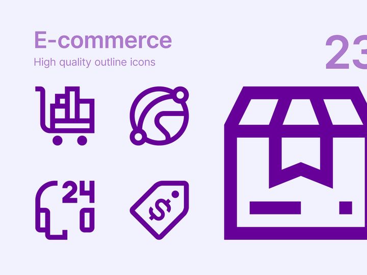 E-commerce icons