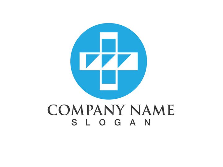 Cross Medical Logo template vector illustration