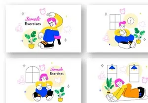 10 Somatic Exercises Illustration