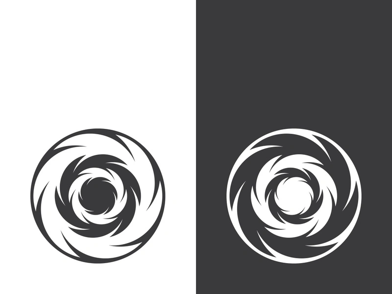 vortex vector illustration icon logo template design