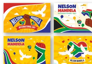 10 Nelson Mandela International Day Illustration