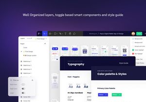 Payou digital wallet app Dark UI kit