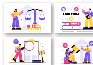 14 Law Firm Services Illustration