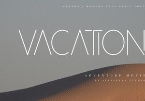 Contra - Modern Sans Serif Font