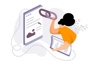 Call to Action flat Illustration