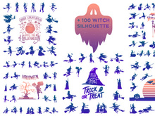 Collection : Witch Halloween Silhouette