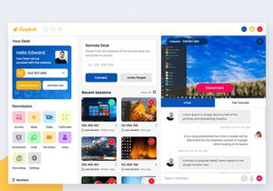 Remote Desktop Control Website Template