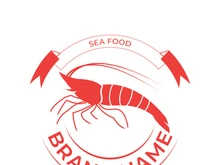 Vintage lobster logo