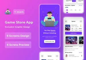 Game Store App UI Kits