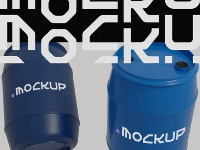 Diesel Fuel Can Mockup