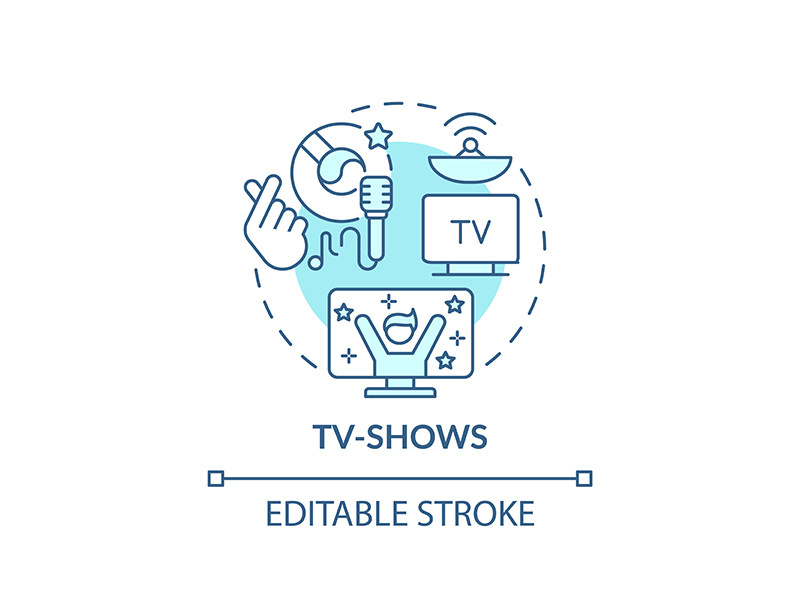 TV-shows concept icon