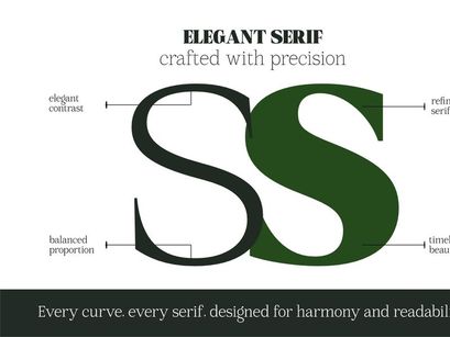 Mount Sagilite – Modern Serif Family Typeface with Variable Font
