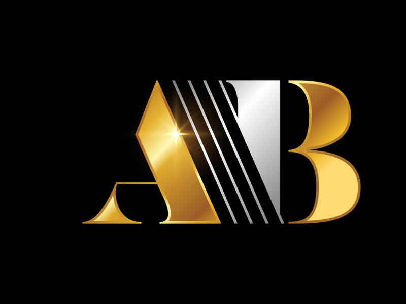 Initial Letter A B Logo Design Vector Template. Graphic Alphabet Symbol For Corporate Business Identity