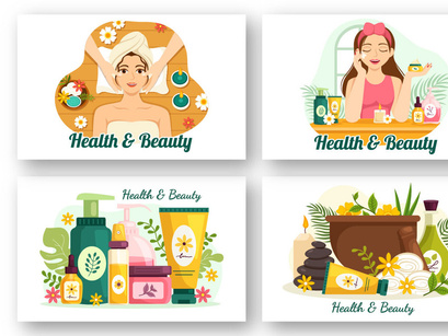 17 Beauty and Health Illustration