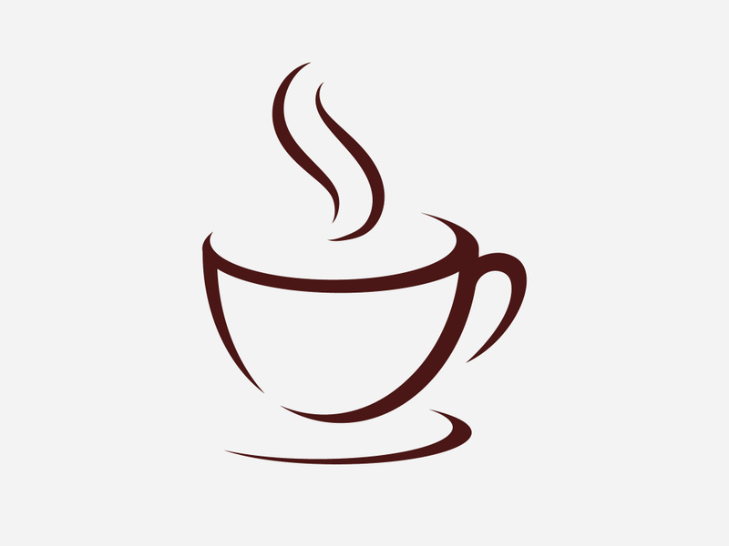 Coffee cup Logo  coffee shop vector icon design