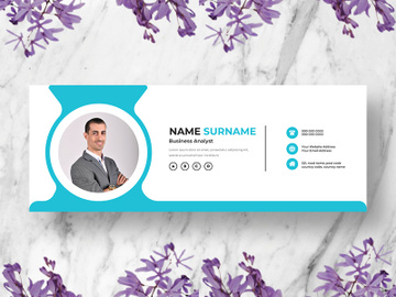Corporate Email Signature Template Ver-16 preview picture