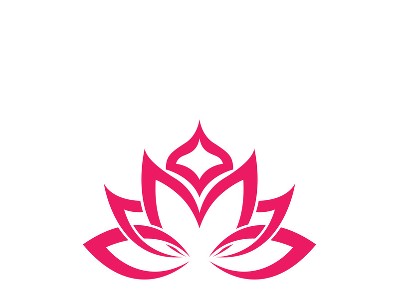 Beauty Vector lotus flowers design logo Template icon