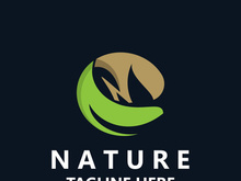 Nature leave logo design, vector plant eco style botanical collection business template
