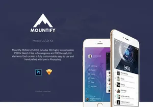 Mountify Mobile UI Kit