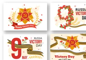 15 Russian Victory Day Illustration