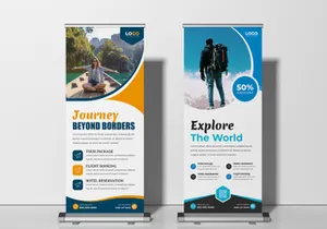Tour and Travel Agency Roll Up Banner Ver-2