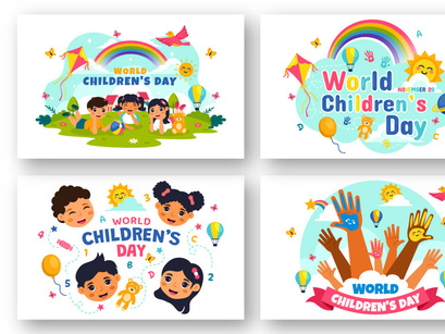 11 World Children's Day Illustration