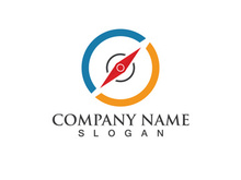 Creative Compass Concept Logo Design Template