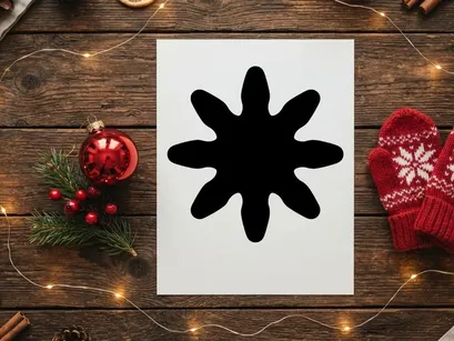 Schwarzes Stern-Symbol auf weißem Hintergrund, isoliert für Grafikdesign und Web-Elemente.