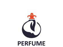 Luxury Perfume logo image cosmetic fragrance shop and business vector design