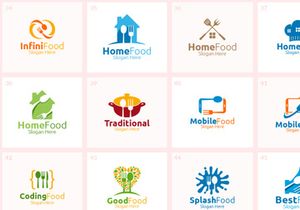 75+ Food Logo Bundle