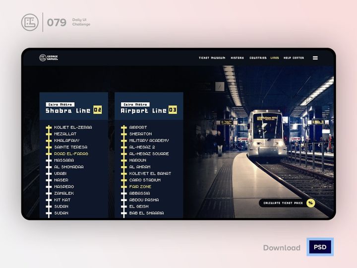Itinerary | Daily UI challenge - 079/100